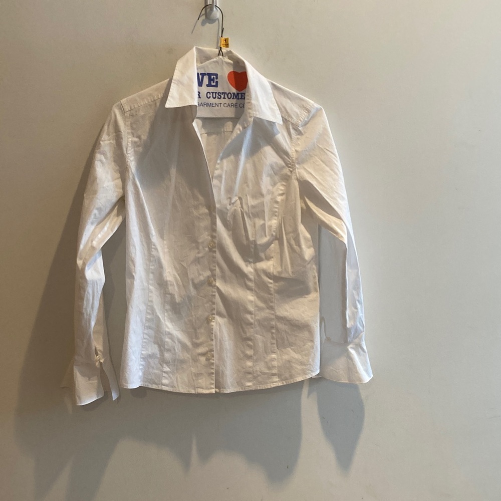 Ann Taylor Classic White Blouse